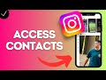 Where to Allow Instagram to Access Your Contacts (Instagram can sync and use your phone contacts)