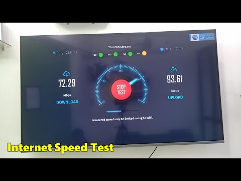 How to Check Internet Speed in Android Smart TV - YouTube