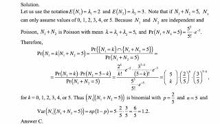 Exam P exercise for December 23, 2019