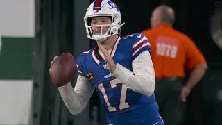 Josh Allen arm punt sets up Breece Hall 83 yard run