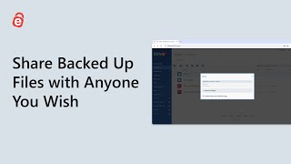 How to Share Backed Up Files with Anyone You Wish | IDrive Web Application screenshot 4