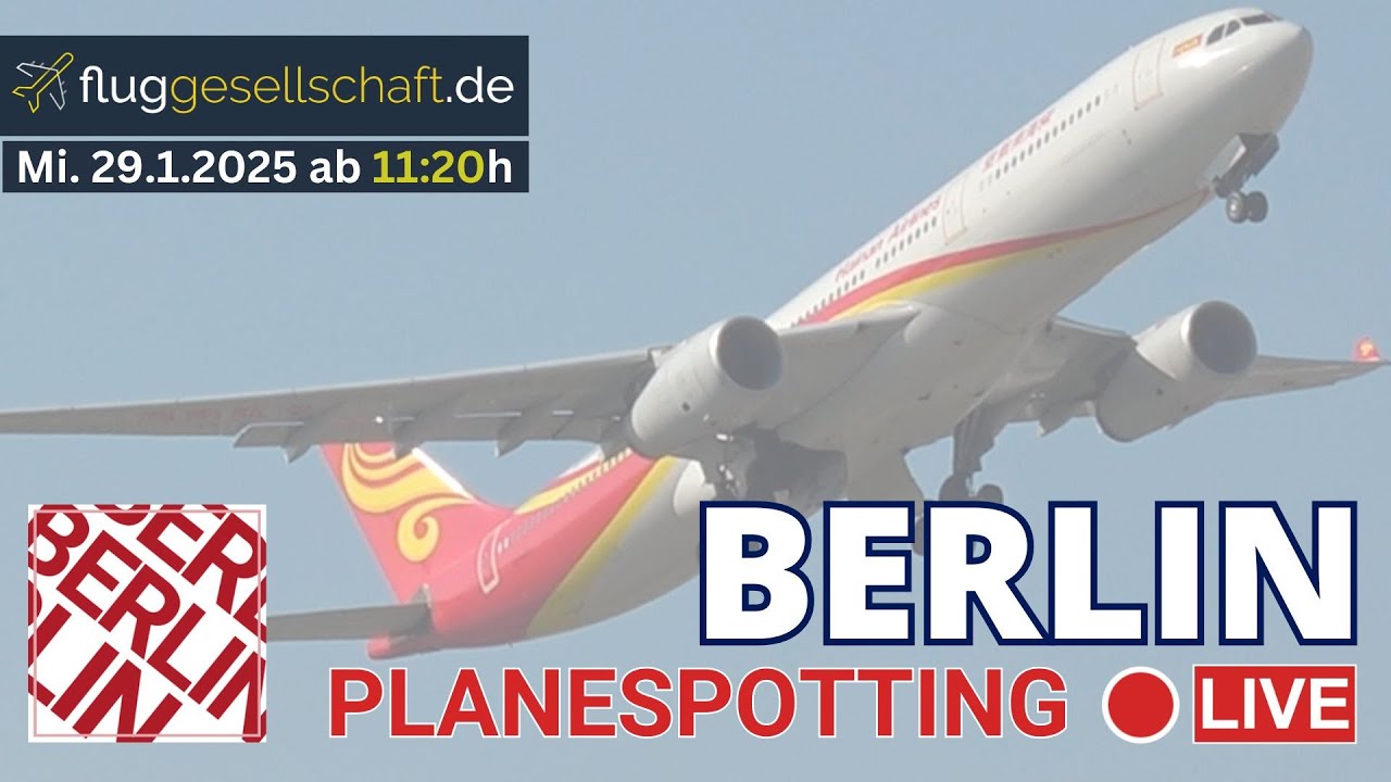 Planespotting LIVE 🐻 Berlin (BER) | Iberia IB1802 Madrid mit Startabbruch (rejected Takeoff)
