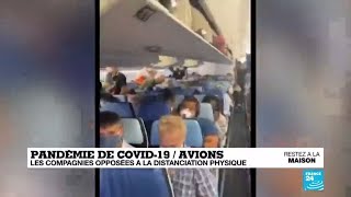 Covid-19 : les compagnies aériennes opposées à la distanciation physique