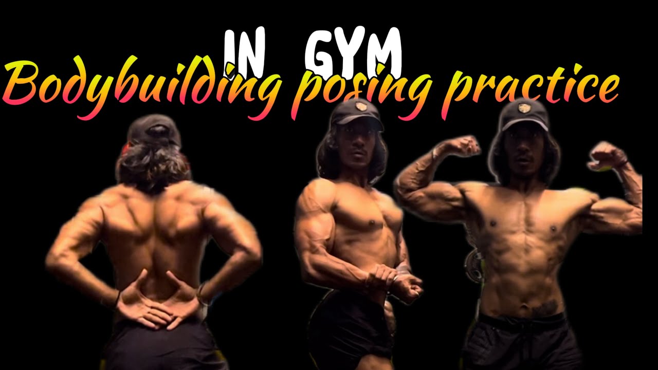 One of the best BODYBUILDING posing practice in gym - YouTube