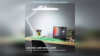 A must-have product! 2,200 Lumens LED Task Lamp Super Bright Desk Lamp 117 Pcs SMD LED 4 Level Bri