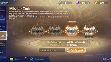 New Release Mirage Codes 💯💯💯 !! Ml adventure Mirage codes 2023