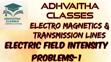 Electric Field Intensity Problems-1| EMTL| #ECEGATE IES #UGCNETElectronicscience