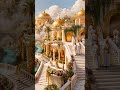Celestial Kingdom Odyssey | The Gates of Light and the Gardens of Heaven #shorts #aiarchitecture