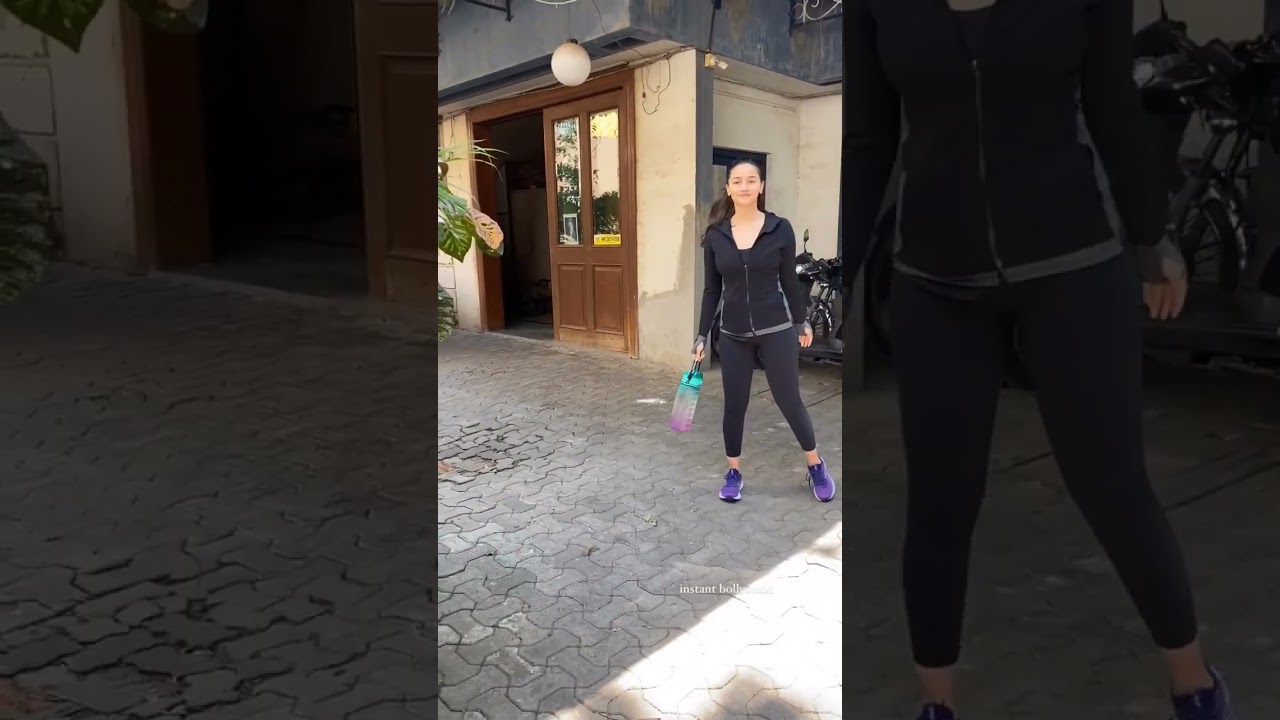 Alia Bhatt Spotted Outside the Gym