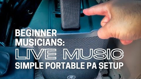 Beginner Musicians: Simple Portable PA Setup 🎶🎸