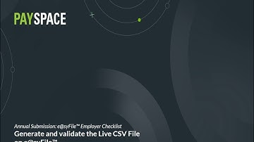 Support Video: Generate and validate the Live CSV File on e@syFile