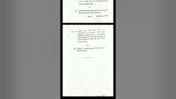 Graph Theory model question papers (3rd semester)