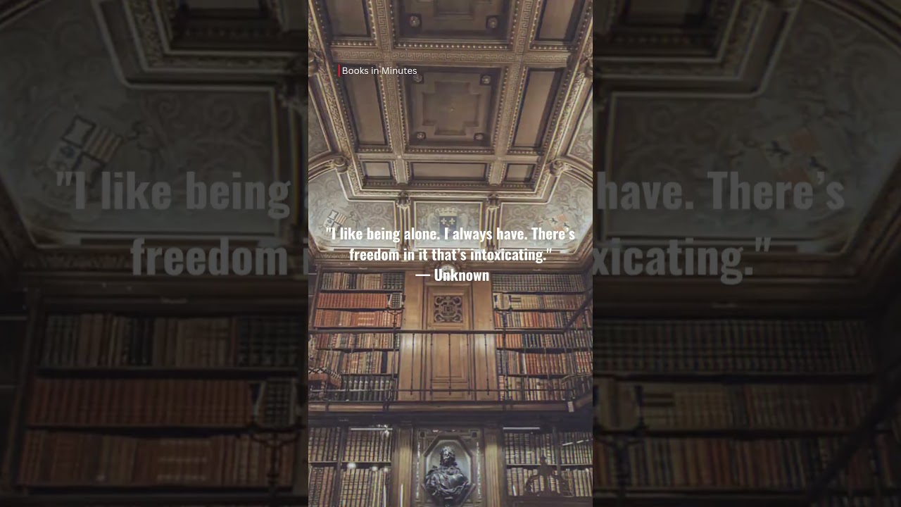 The Freedom of Being Alone | Finding Strength in Solitude 