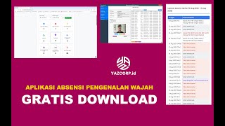 Software Absensi Pengenalan Wajah Face Recognition Gratis Download screenshot 1