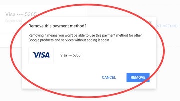 How To Remove Payment Method From Google Play Store||Delete Credit card Details