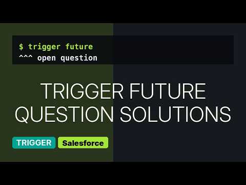 Salesforce: Trigger calling future method (3 Solutions!!)