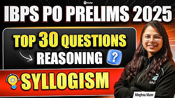 IBPS PO Classes 2025 | IBPS PO Reasoning Syllogism Questions & PYQs | IBPS Prelim PO Mock | EduTap