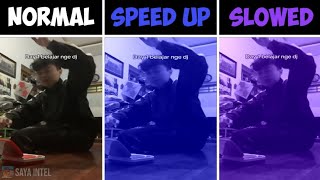 DJ Aspen Original vs Speed Up vs Slowed 😈 (DJ asal Pencet)