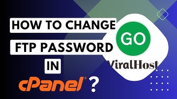 How to change the password of the File Transfer Protocol FTP Account in cPanel   GoViralHost