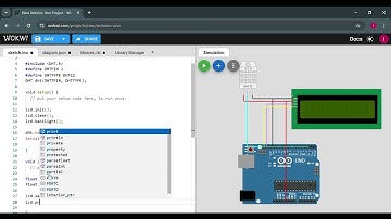 Simulasi Wokwi:Menampilkan Data Suhu dan Kelembaban dari Sensor DHT22 ke LCD I2C menggunakan Arduino