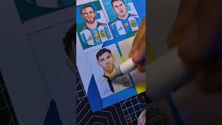 Drawing my own Dibu Martinez sticker for the 2026 album #art #worldcup #argentina