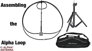 100 Watt (Ver. 4) Magnetic Loop Antenna Assembly, Alpha Antenna ®