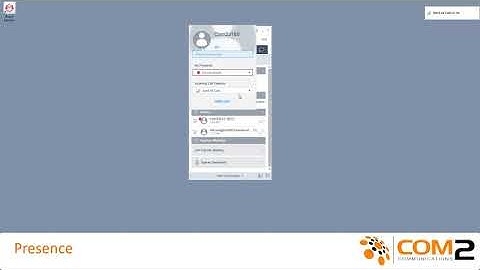 Avaya Equinox Desktop - Presence