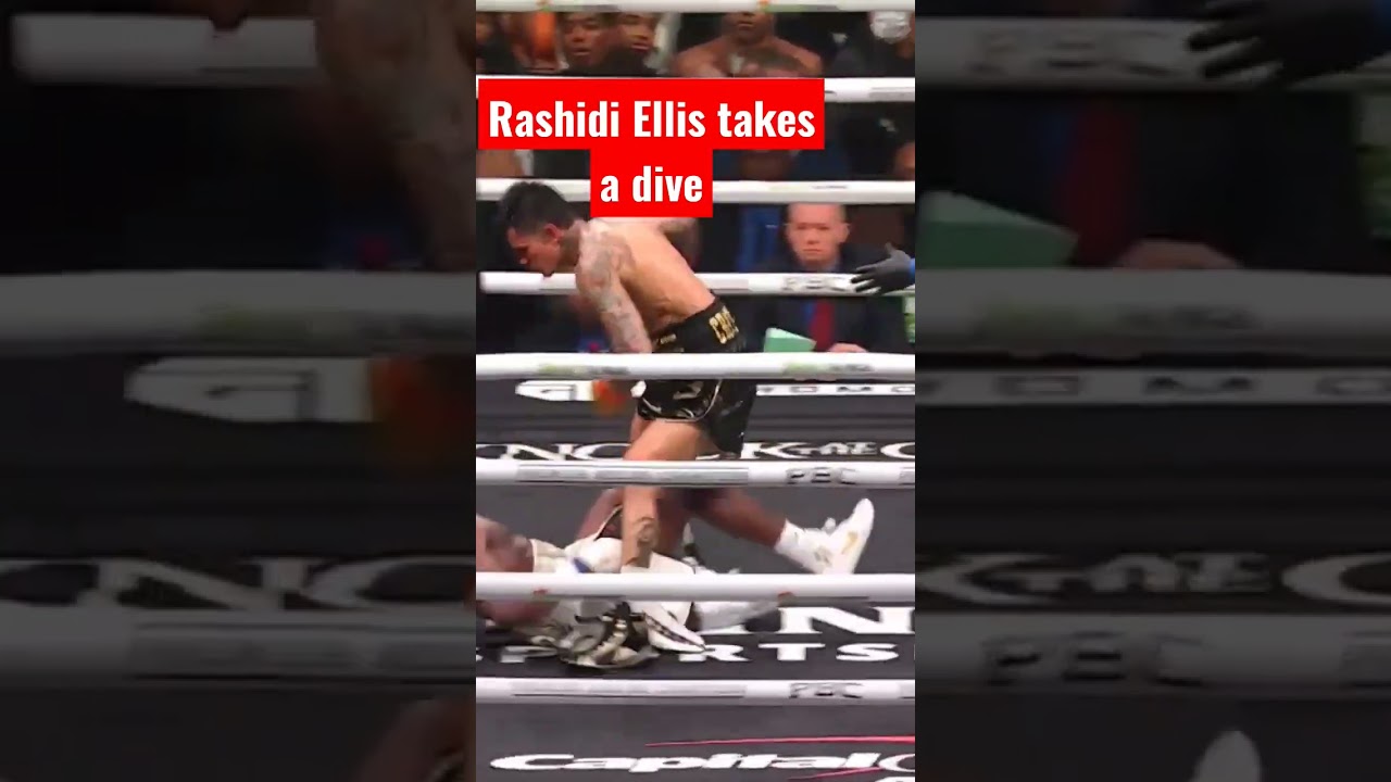 Rashidi Ellis takes a dive 