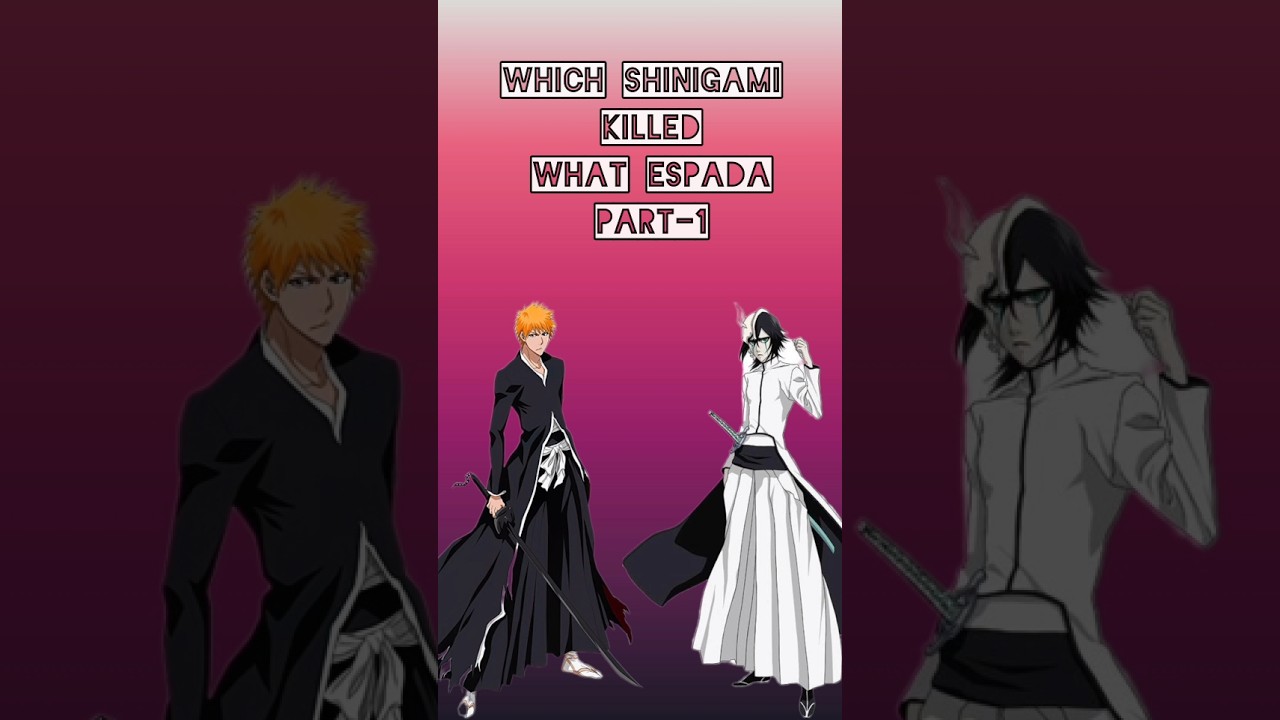 WHO KILLED WHOM IN BLEACH PART 1 SHINIGAMI ESPADA animeshorts WHO KILLED WHOM IN BLEACH PART 1 SHINIGAMI ESPADA animeshorts