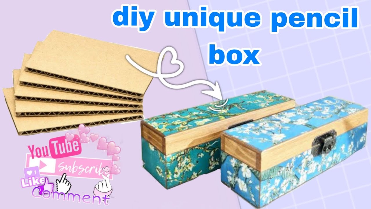 Diy unique pencil box 