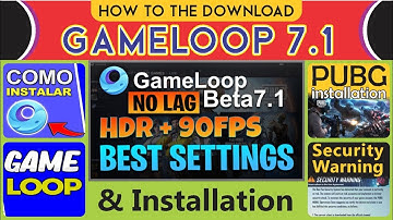 PUBG MOBILE GAMELOOP 7.1|90 FPS FIX | HOW TO DOWNLOAD Gameloop Emulator Installation|100% WORK