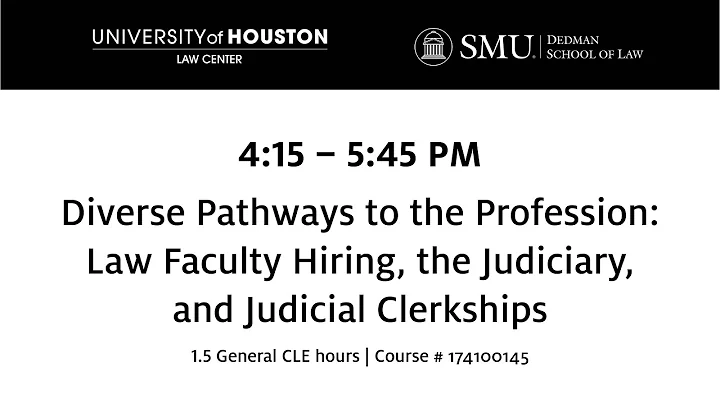 Diverse Pathways to the Profession: Law Faculty Hiring, the Judiciary, and Judicial Clerkships