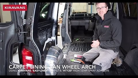 How to Carpet Line a Camper Van Wheel Arch VW T5 T6 Transporter