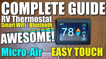 RV Micro-Air EASY TOUCH | COMPLETE GUIDE to EasyTouch RV Thermostat
