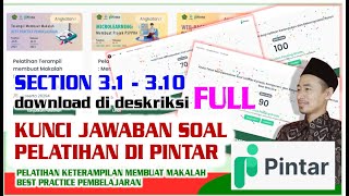 KUNCI JAWABAN SOAL 3.1 - 3.10 PELATIHAN DI APLIKASI PINTAR KEMENAG (TINGGAL DOWNLOAD DI DESKRIPSI) screenshot 1