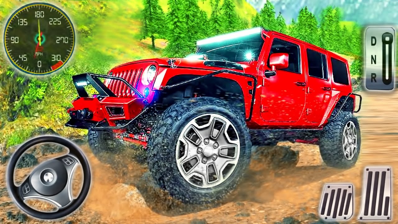 Offroad 4x4 Jeep Driving Simulator - Drive Prado Climbing Racing 2020 - Android GamePlay