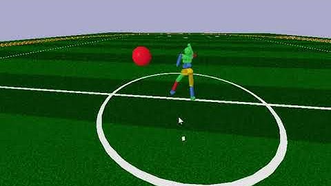 Humanoid Flagrun Harder, PyBullet version