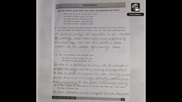 Workbook answer of THE HEART OF THE TREE