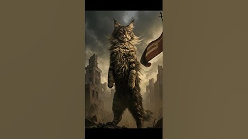 Zombie Apocalypse Cat | Maine Coon vs Zombies 01 | AI Shorts #cat #catshorts #AIVideo #Zombie