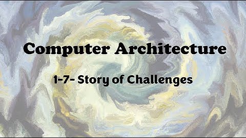 The story of challenges of Computer Architecture