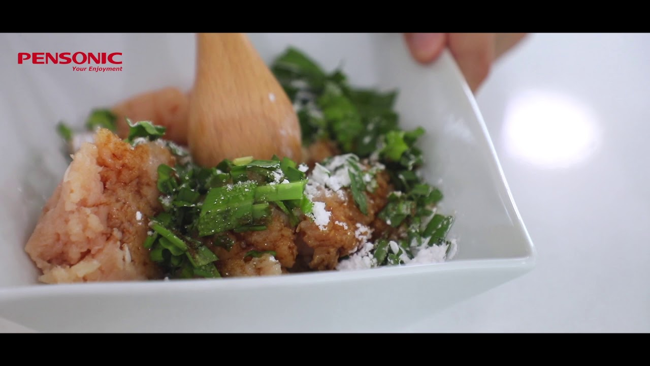 Pensonic Noodle House Recipe 23 Chinese Leek Dumpling with Chicken