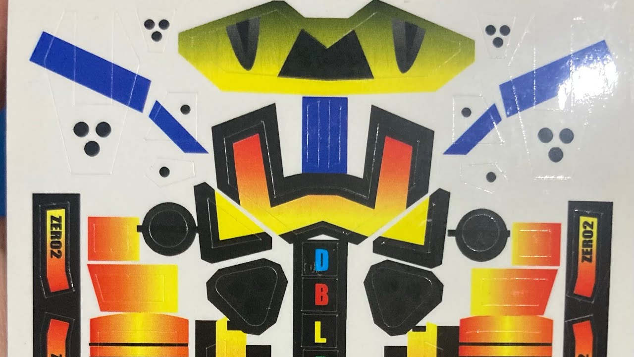 battle b-daman revolver hades armado y stickers nuevos - YouTube