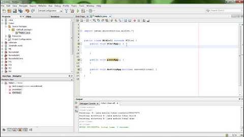 Video program menampilkan biodata (nama,Nim,dan jurusan) menggunakan J2ME
