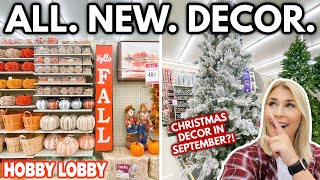 *ALL NEW* Hobby Lobby FALL decor MUST HAVES + sneak peek CHRISTMAS Decor Collection | Katie Vining