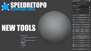 Speedretopo - New tools