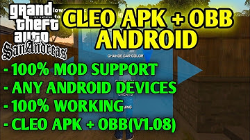 Gta San andreas Cleo Mod 2025 Android | Gta sa cleo mod android | 100% working
