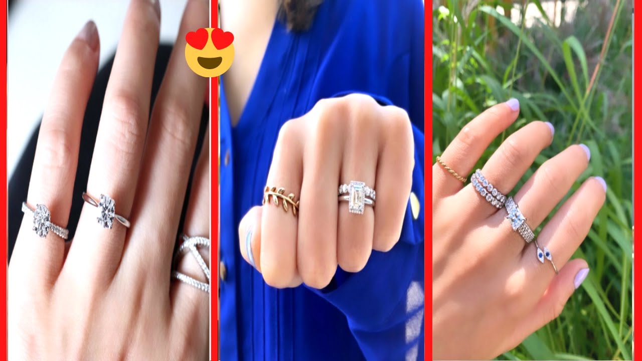 Most popular diamond rings || Solitaire & classic traditional engagement ring style 