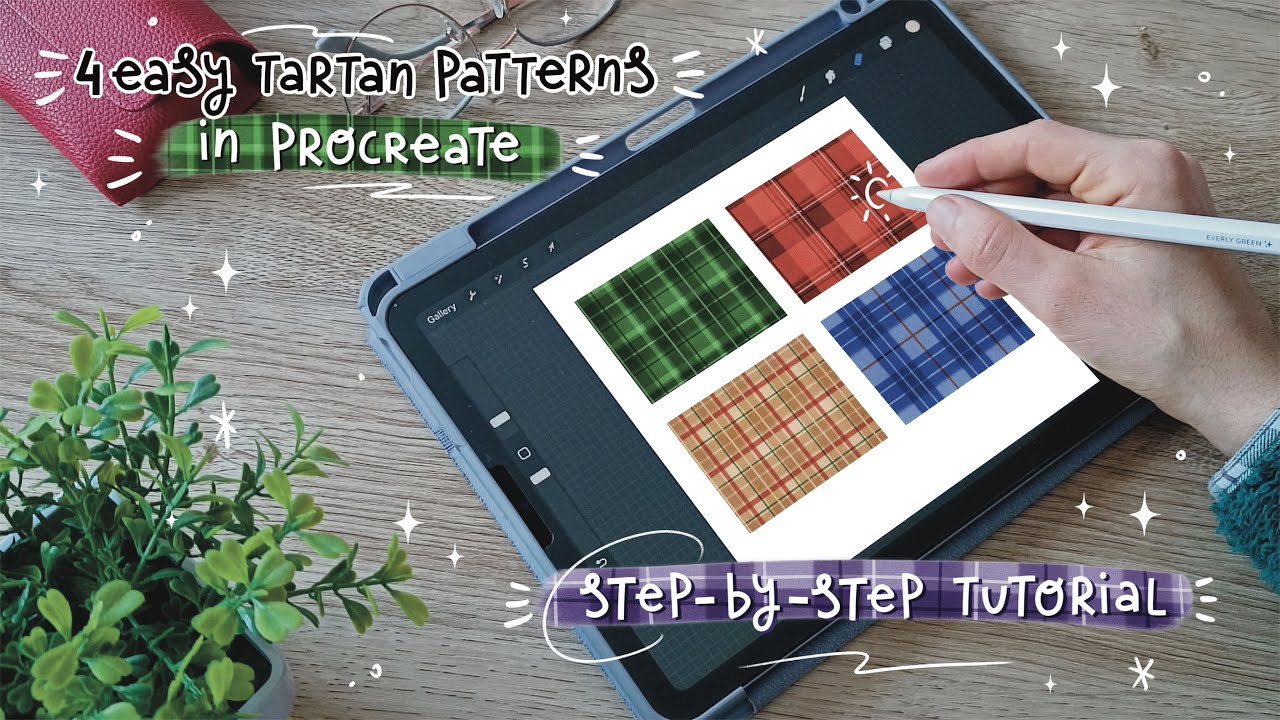 Procreate Pattern Tutorial: Master 4 Tartan Styles Step by Step - YouTube