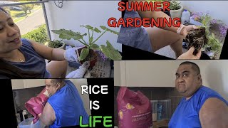 REPOTTING THE GARDEN IN TIME FOR SUMMER FILONESIAN VLOG 48