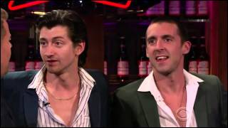 The Last Shadow Puppets interview on The Late Late Show with James Corden